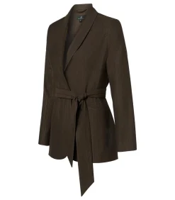 Zaylee Lurex Blazer Bruin