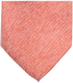 Zijden Stropdas Koraal Rood