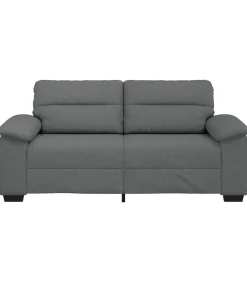 2-zitsbank 140 cm stof donkergrijs