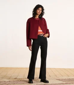 zwart bootcut jeans van organisch katoen