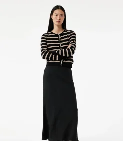 Zwarte Midi-Rok A-lijn