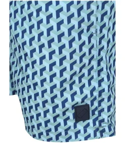 Zwembroek Print Blauw