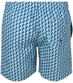 Zwembroek Print Blauw