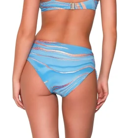 Zwembroekje met gerimpelde zijkanten LANA