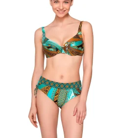 Zwembroekje met gerimpelde zijkanten JADE