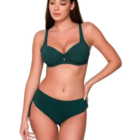 Zwemshortje met gerimpelde zijkanten BLUE SENSE