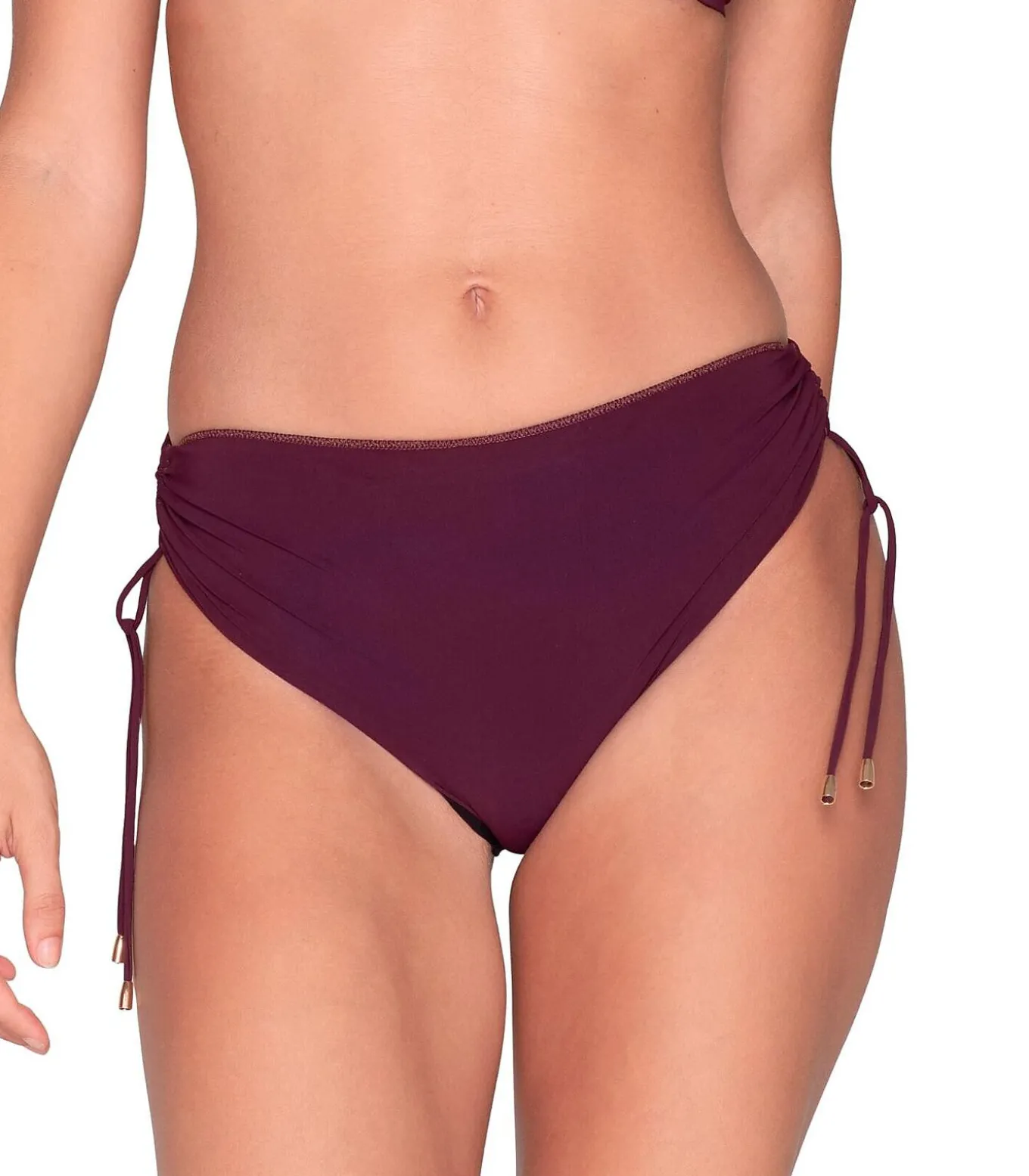 Zwemshortje met gerimpelde zijkanten BLUE SENSE